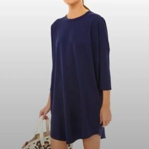 Tuckernuck Pomander Place Navy Sue Shirt Dress size M/L